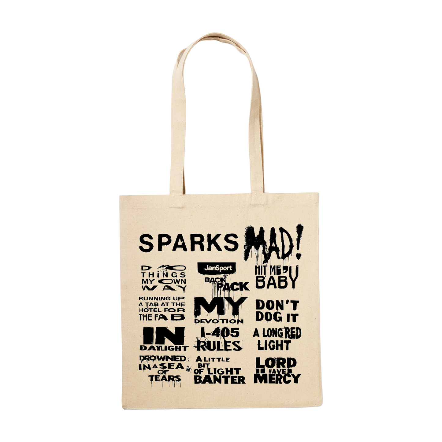 TRACKLIST TOTE BAG (NATURAL)