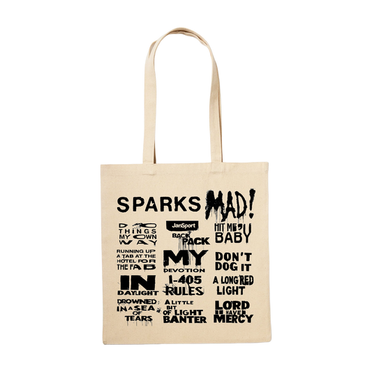 TRACKLIST TOTE BAG (NATURAL)