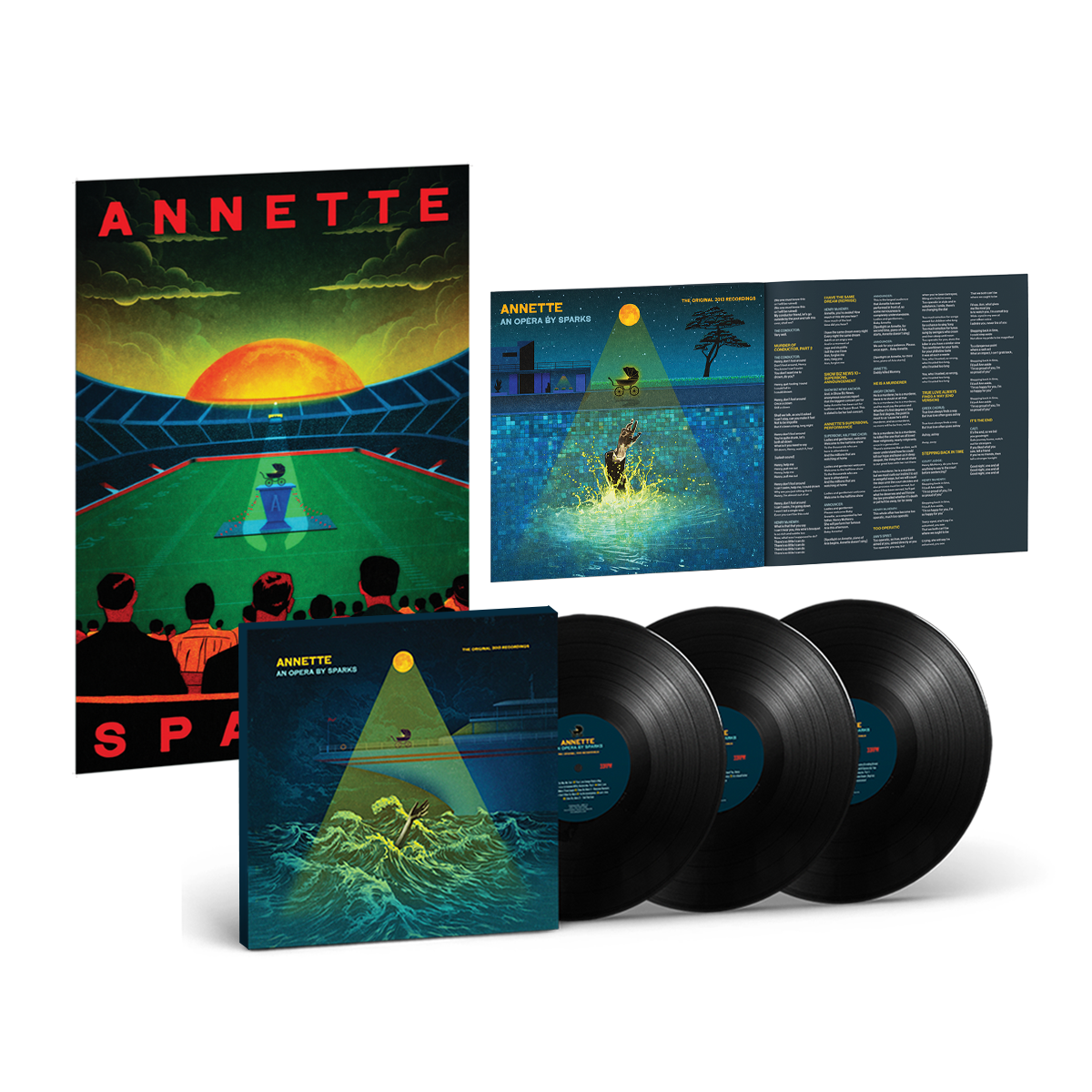 Vinyl record album set for ’Annette’ with accompanying artwork and packaging.