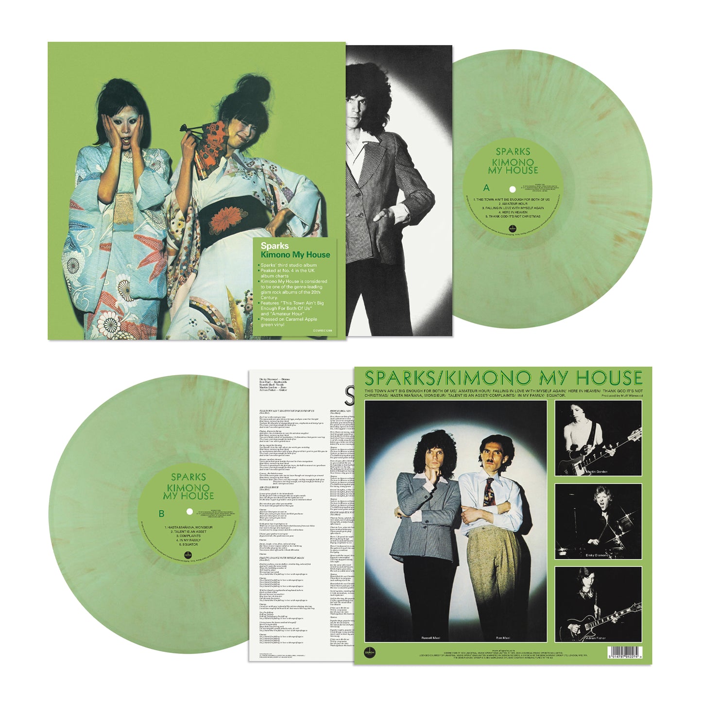 Kimono My House (50th Anniversary 140g Coloured Vinyl)