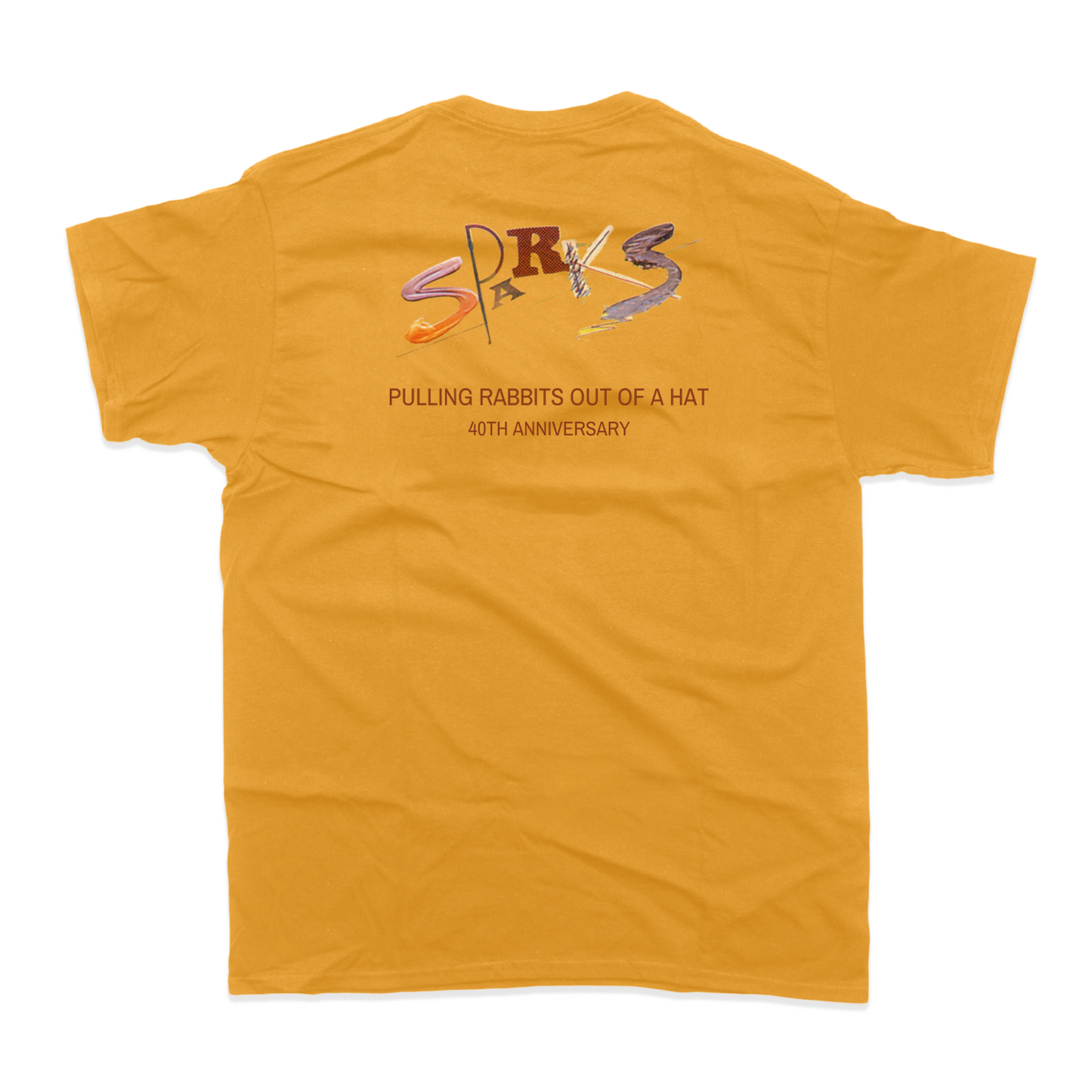 PULLING RABBITS OUT OF A HAT 40TH ANNIVERSARY T-SHIRT (YELLOW)