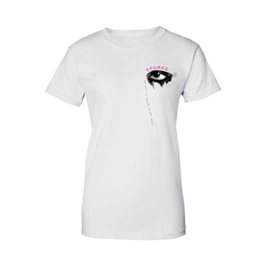 Crying In Her Latte Ladies T-Shirt (White)