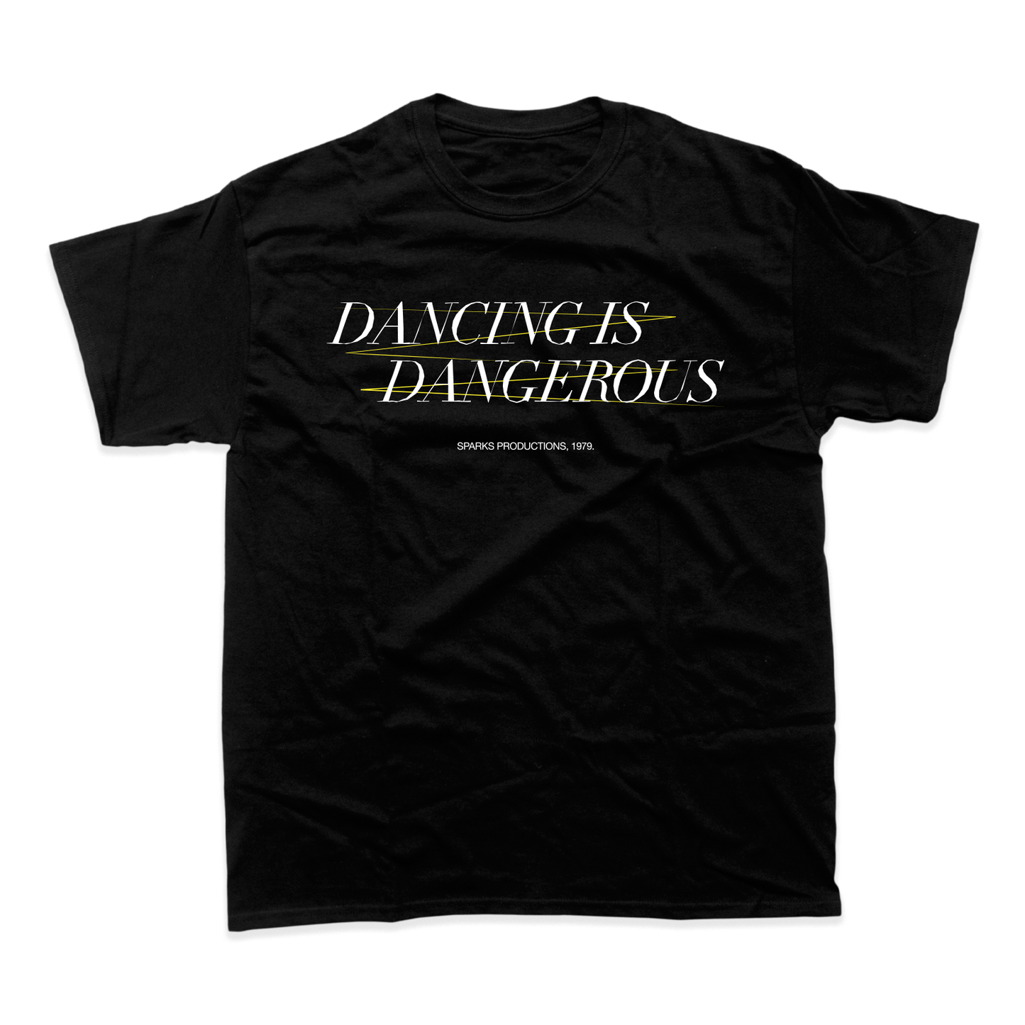 45th Anniversary Edition - NOËL / DANCING IS DANGEROUS T-SHIRT (BLACK)