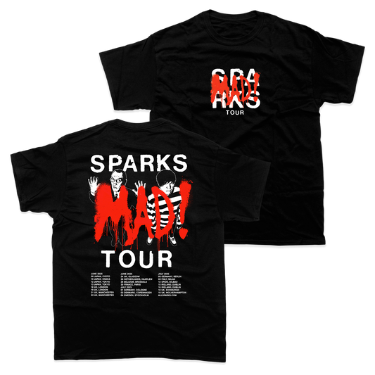 2025 MAD! TOUR T-SHIRT (BLACK)